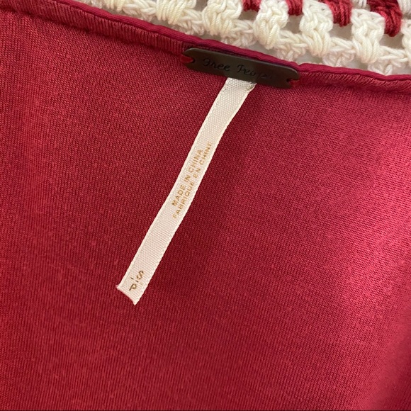 Free people crochet trim baseball jacket - Picture 5 of 6